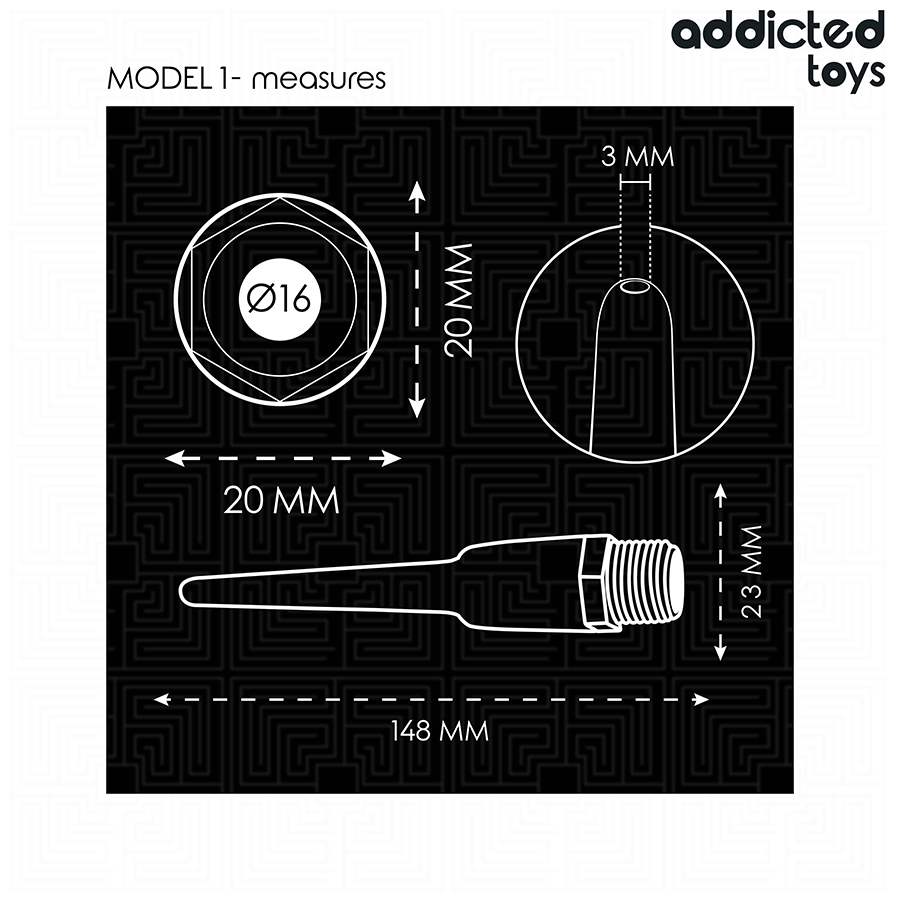 Addicted Toys-Irrigatore anale con adattatore universale modello 1 · Giocattoli anali (imaginea 7)