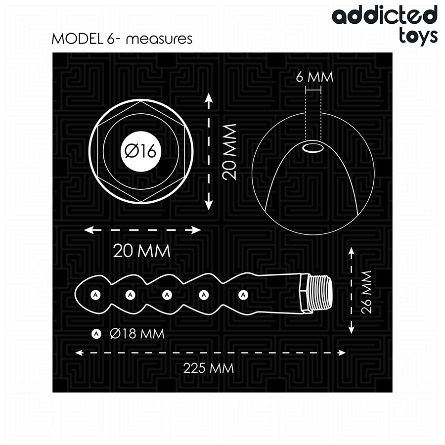 Addicted Toys-Irrigatore anale con adattatore universale Model 6 · Giocattoli anali (imaginea 7)