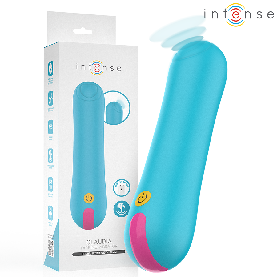 Intense Fun Toys-Claudia Penetrazione con Battiti Ritmici-Silicone, 10 1 Intense Fun Toys-Claudia Penetrazione con Battiti Ritmici-Silicone, 10 · Vibratori