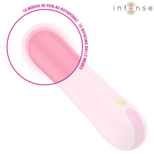 Intense Fun Toys-Barbara Vibratore Rotativo con Sfere-Silicone, 10 · Vibratori (immagine 5)