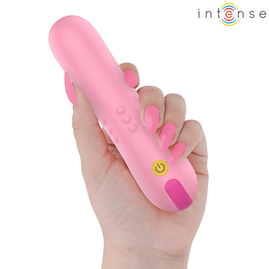 Intense Fun Toys-Barbara Vibratore Rotativo con Sfere-Silicone, 10 · Vibratori (immagine 7)