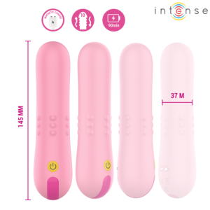 Intense Fun Toys-Barbara Vibratore Rotativo con Sfere-Silicone, 10 · Vibratori (immagine 6)