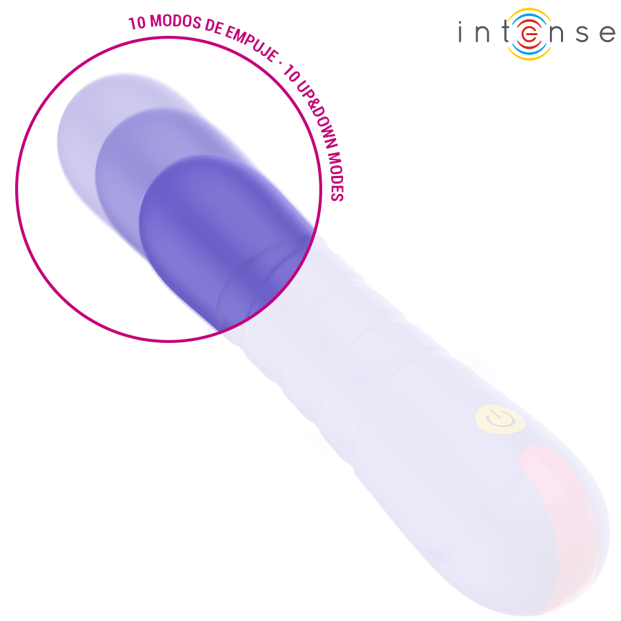 Intense Fun Toys-Stella Push Penetration Up Down-Silicone, 10 · Vibratori (imaginea 6)