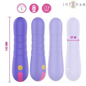 Intense Fun Toys-Stella Push Penetration Up Down-Silicone, 10 · Vibratori (imaginea 3)
