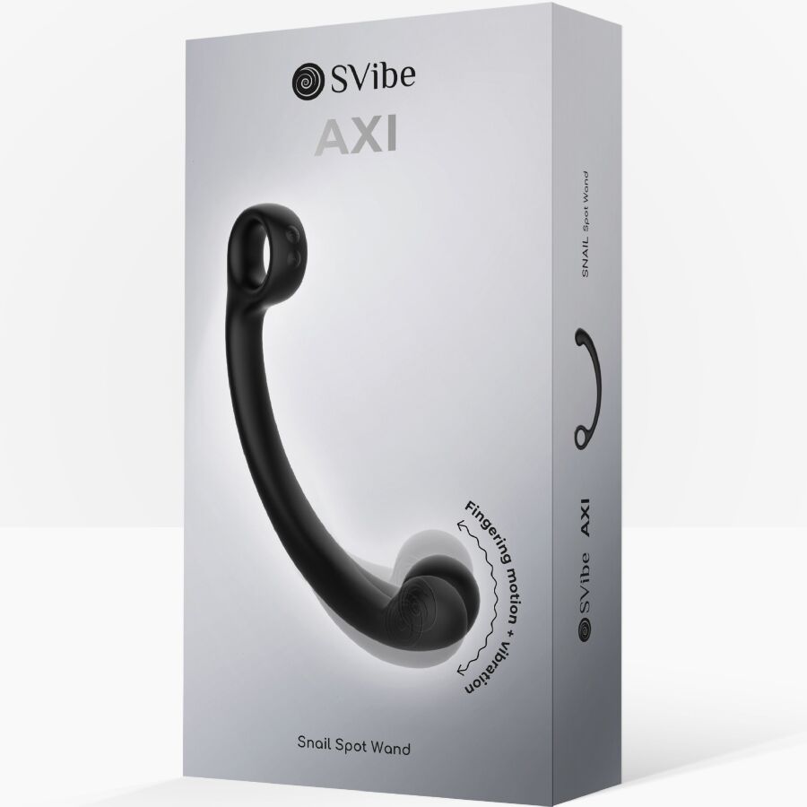 Snail Vibe-Axi Bastone da Massaggio Vibratore Nero-5 velocità, Impermeabile 2 Snail Vibe-Axi Bastone da Massaggio Vibratore Nero-5 velocità, Impermeabile · Vibratori (imaginea 2)