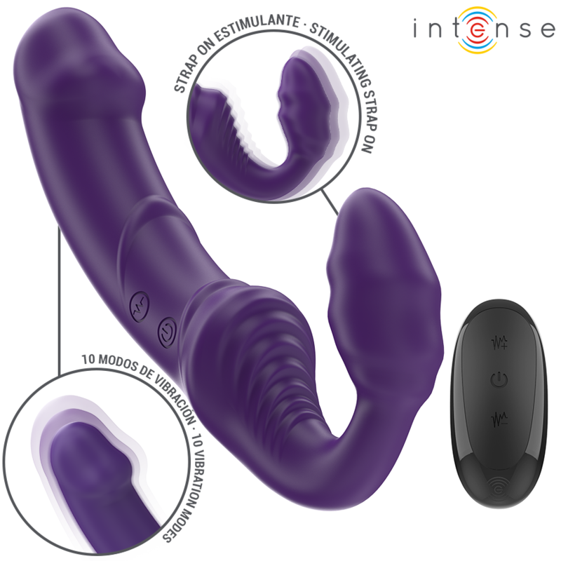 Intense Remote Control-Jill Double Vibrator 20 cm Viola 2 Intense Remote Control-Jill Double Vibrator 20 cm Viola · Vibratori (imaginea 2)