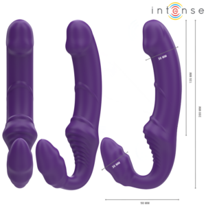 Intense Remote Control-Jill Double Vibrator 20 cm Viola · Vibratori (imaginea 3)