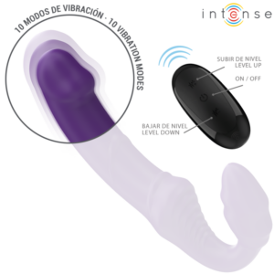Intense Remote Control-Jill Double Vibrator 20 cm Viola · Vibratori (imaginea 5)