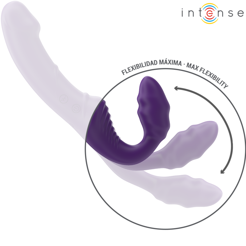 Intense Remote Control-Jill Double Vibrator 20 cm Viola · Vibratori (imaginea 6)