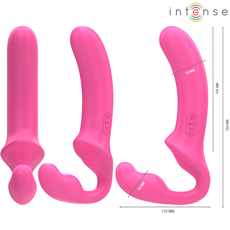 Intense Remote Control-Amy Doppio Vibratore 20 cm Rosa 3 Intense Remote Control-Amy Doppio Vibratore 20 cm Rosa · Vibratori (immagine 3)