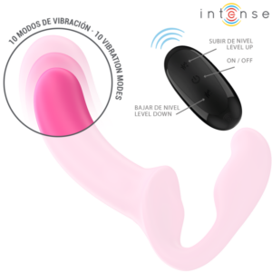 Intense Remote Control-Amy Doppio Vibratore 20 cm Rosa · Vibratori (immagine 5)