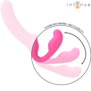 Intense Remote Control-Amy Doppio Vibratore 20 cm Rosa · Vibratori (immagine 6)
