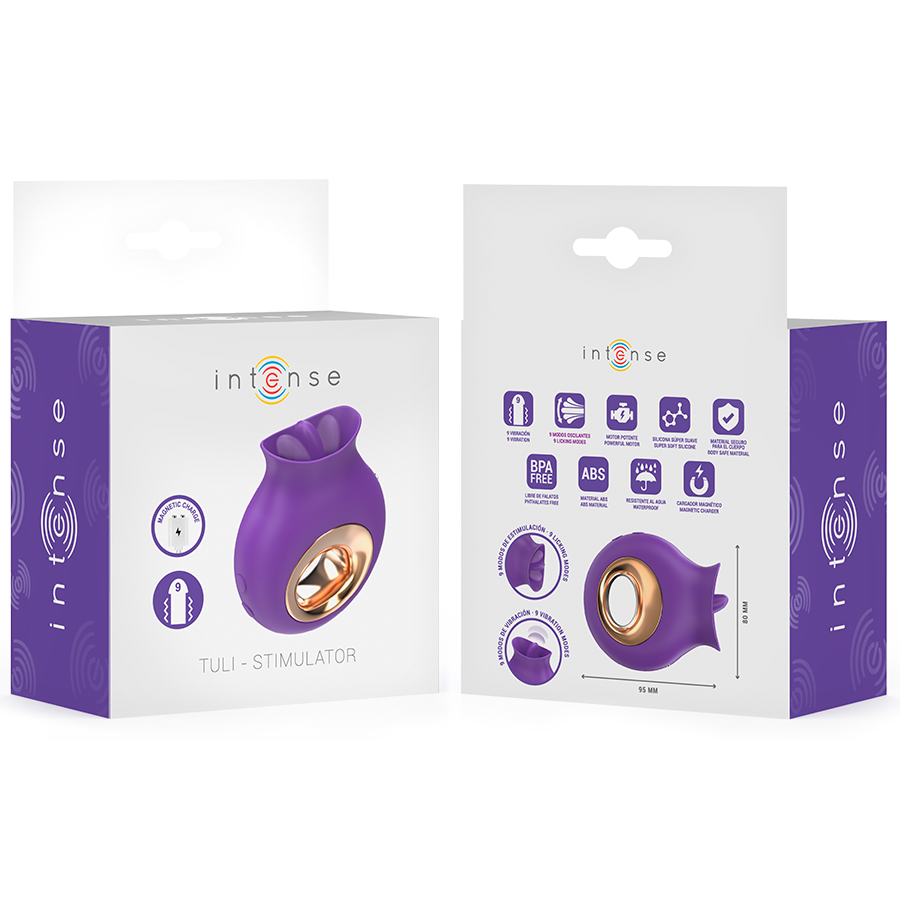 Intense Fun Toys-Tuli Stimolatore Clitoride 9 Vibrazioni & 9 · Vibratori (imaginea 7)