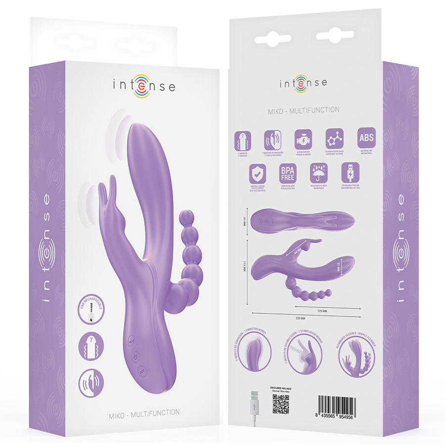 Intense High Tech-Miko Triplo Vibratore Vaginale, Stimolatore 8 Intense High Tech-Miko Triplo Vibratore Vaginale, Stimolatore · Vibratori (imaginea 8)