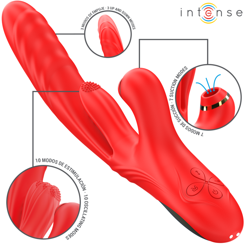 Intense High Tech-Karol Vibratore multifunzione a pistone · Vibratori (immagine 2)