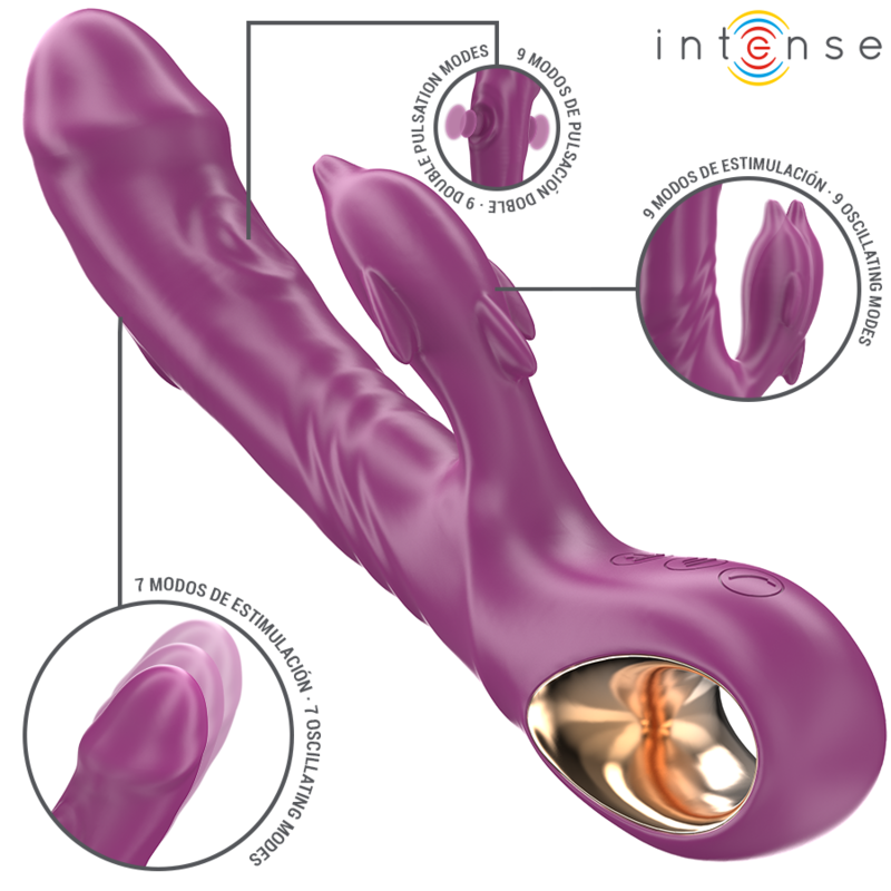 Intense High Tech-Halle Vibratore Multifunzione con Lingua 2 Intense High Tech-Halle Vibratore Multifunzione con Lingua · Vibratori (imaginea 2)