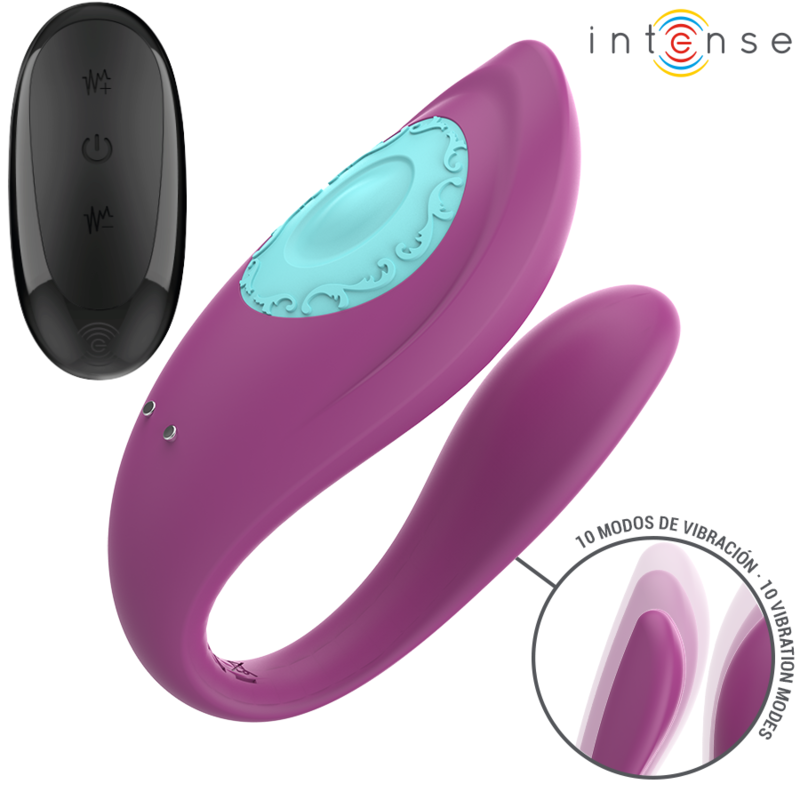 Intense Remote Control-Annie Vibratore U-shaped e Stimolatore · Giocattoli per coppie (immagine 2)