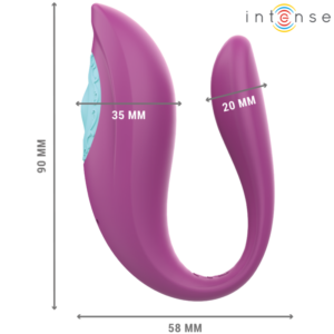 Intense Remote Control-Annie Vibratore U-shaped e Stimolatore · Giocattoli per coppie (immagine 4)