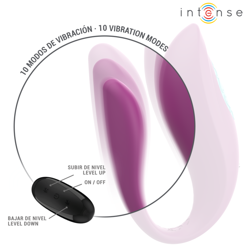Intense Remote Control-Annie Vibratore U-shaped e Stimolatore · Giocattoli per coppie (immagine 5)