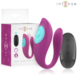 Intense Remote Control-Annie Vibratore U-shaped e Stimolatore