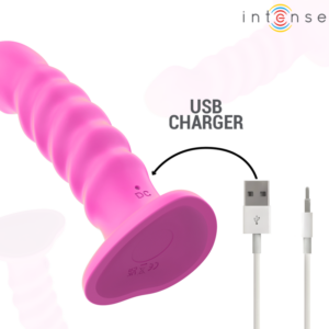 Intense Remote Control-Cindy Vibratore Dimensione L Design Spirale · Vibratori (immagine 6)