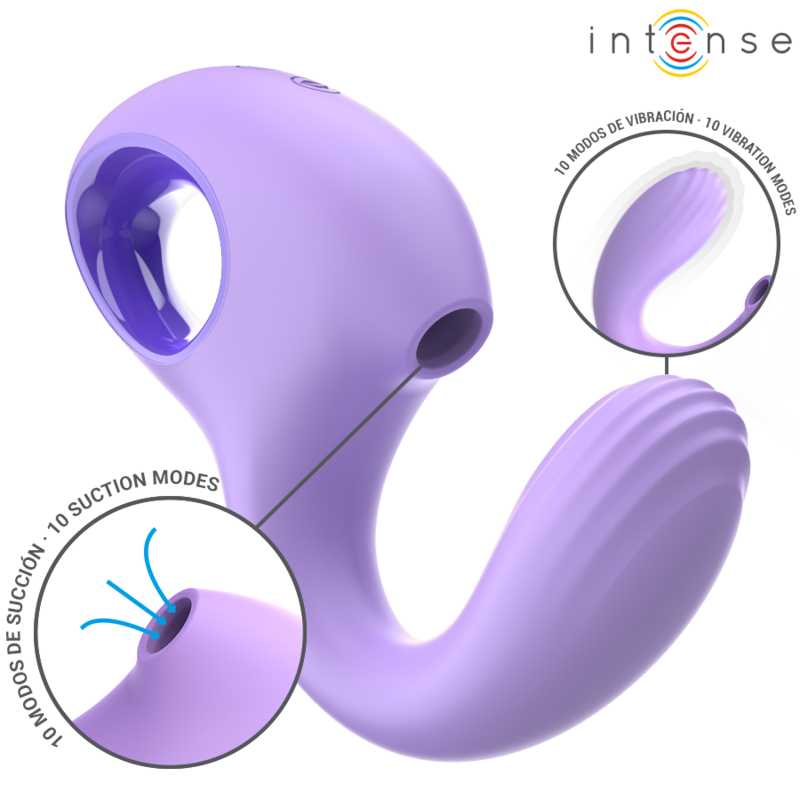 Intense High Tech-Baxter Vibratore & Stimolatore Viola-Silicone · Vibratori (immagine 2)