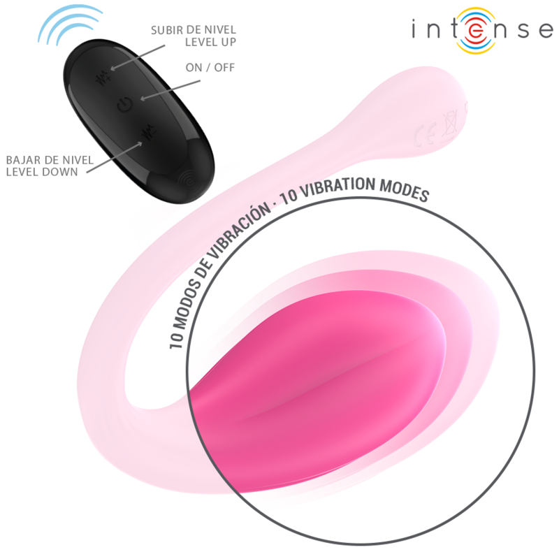 Intense Remote Control-Janice Vibratore U Stimolatore Doppio 10 · Giocattoli per coppie (immagine 4)