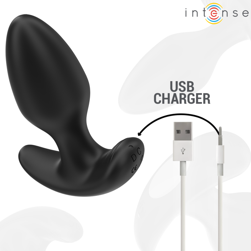 Intense Anal Toys-Joey Plug anale 10 Vibrazioni Nero · Giocattoli anali (imaginea 6)