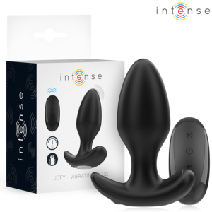 Intense Anal Toys-Joey Plug anale 10 Vibrazioni Nero