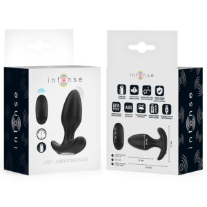 Intense Anal Toys-Joey Plug anale 10 Vibrazioni Nero · Giocattoli anali (imaginea 7)