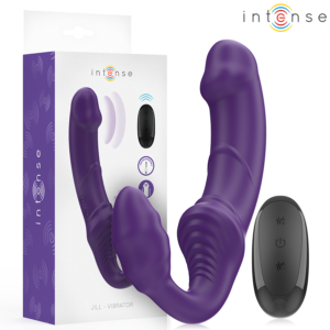 Intense Remote Control-Jill Double Vibrator 20 cm Viola