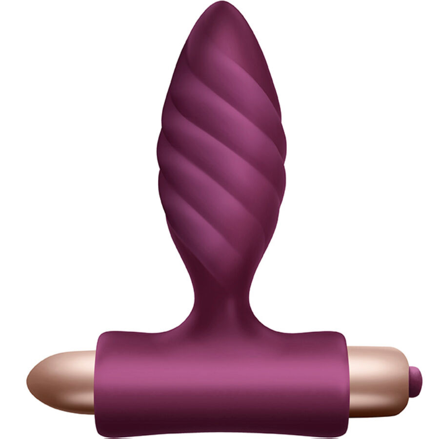 Climaximum-Desire Kit Twisted Vibrator e Plug anale-Silicone, 10 — ROCKS-OFF · Kit di giocattoli (imaginea 3)