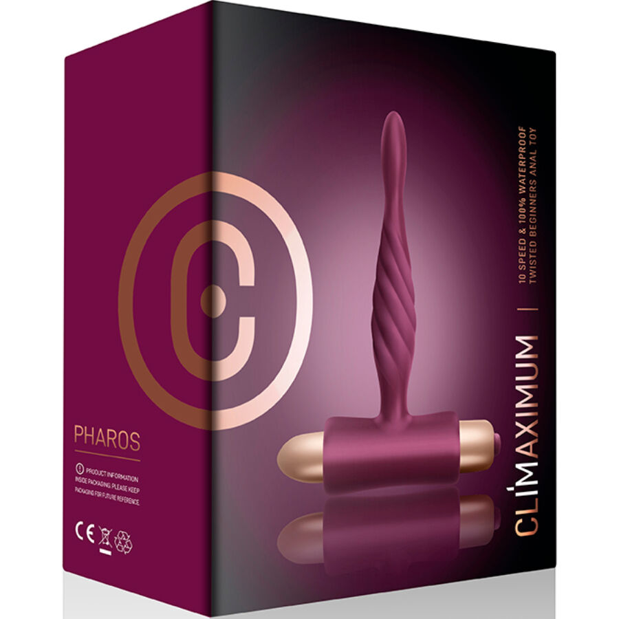 Climaximum-Pharos Plug anale per Principianti-Silicio, 10 velocità — ROCKS-OFF · Giocattoli anali (imaginea 3)