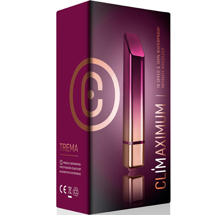 Climaximum-Trema Vibratore Bullet Tipo Rossetto-ABS, 10 velocità — ROCKS-OFF · Vibratori (immagine 3)