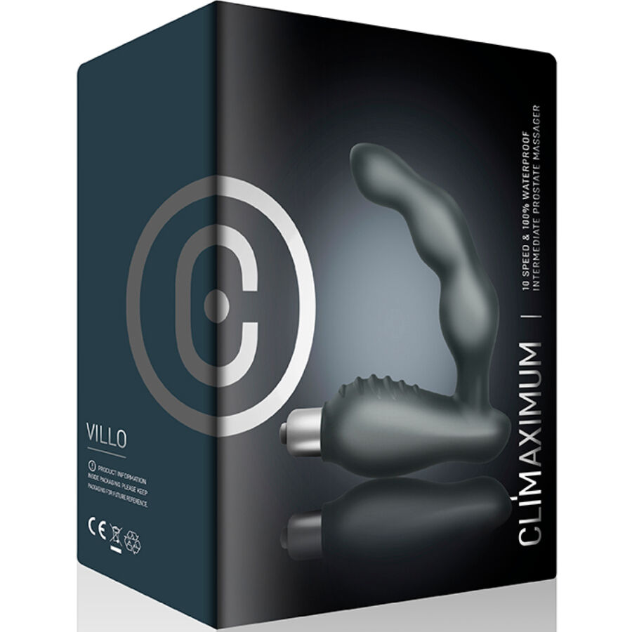 Climaximum-Villo vibratore prostatico con velocità-silicone, impermeabile 2 Climaximum-Villo vibratore prostatico con velocità-silicone, impermeabile — ROCKS-OFF · Giocattoli anali (imaginea 2)