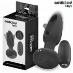 Addicted Toys-Plug anale con Lingua Vibrante e Telecomando-10 velocità · Giocattoli anali
