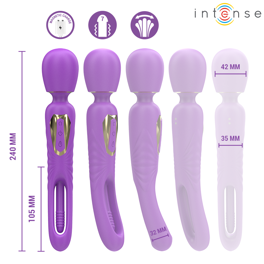 Intense High Tech-Christy Bastone Vibrante con Lingua · Vibratori (immagine 4)