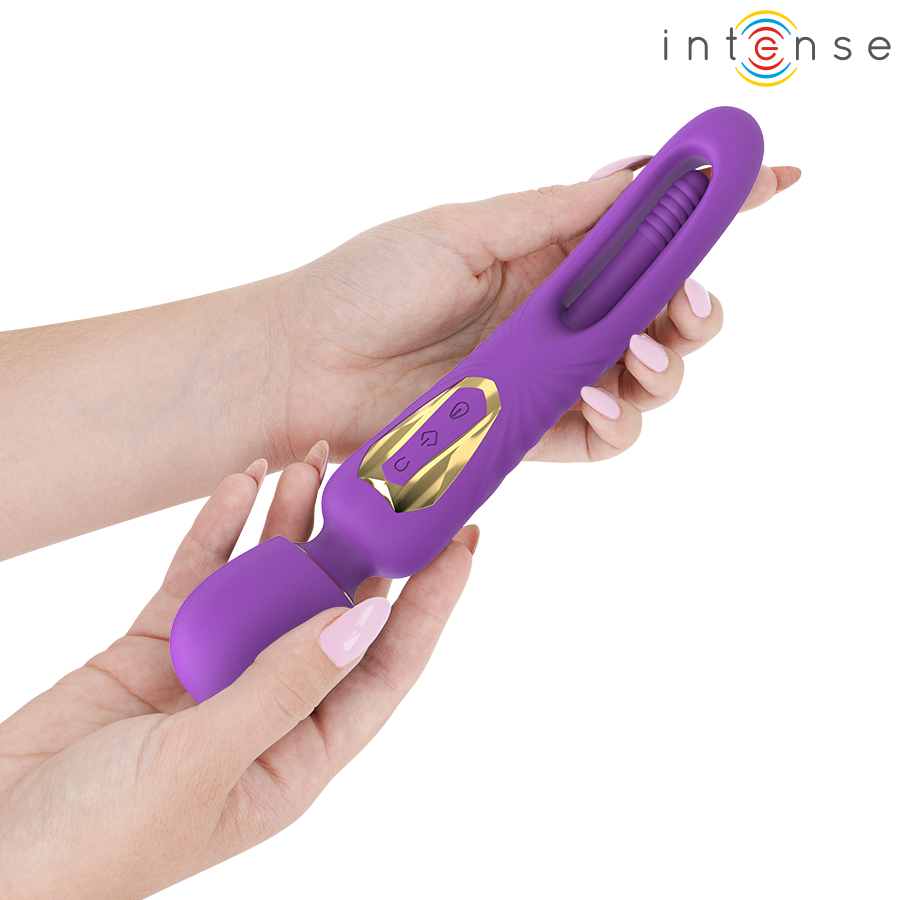 Intense High Tech-Christy Bastone Vibrante con Lingua · Vibratori (immagine 2)