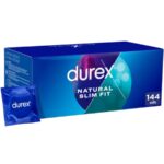 Durex Condoms-Natural Slim Fit Basic-144 Pezzi-Lattice · Preservativi