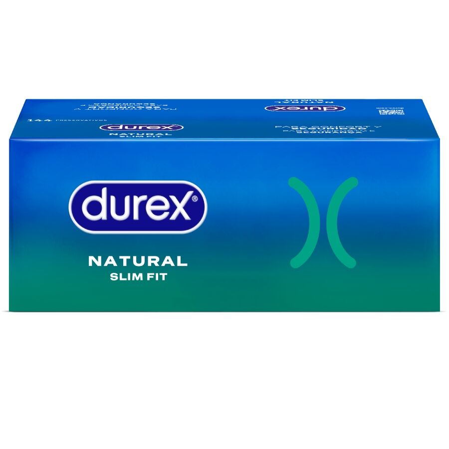 Durex Condoms-Natural Slim Fit Basic-144 Pezzi-Lattice · Preservativi (immagine 2)