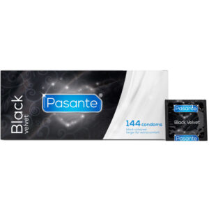 Pasante-Black Velvet Preservativi Scatola 144 Pezzi-Latex · Preservativi (imaginea 2)
