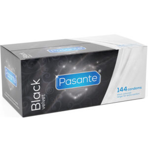 Pasante-Black Velvet Preservativi Scatola 144 Pezzi-Latex 3 Pasante-Black Velvet Preservativi Scatola 144 Pezzi-Latex · Preservativi