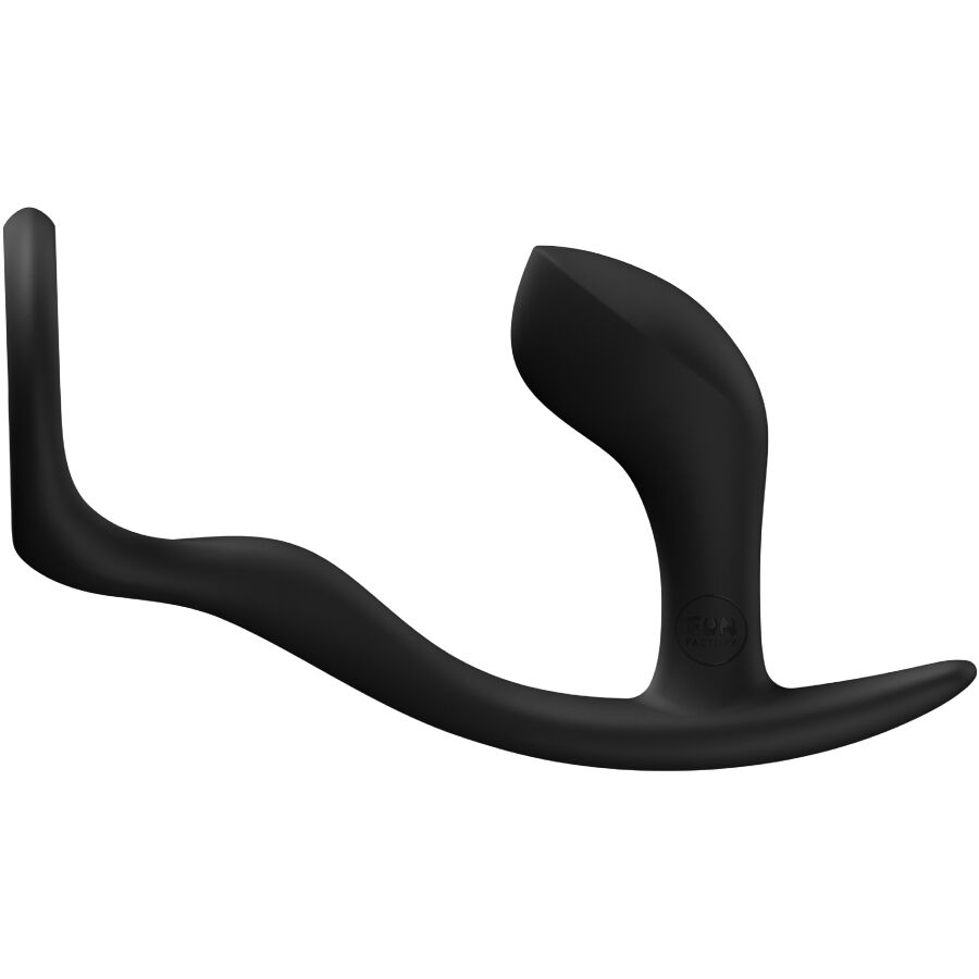 Fun Factory-Bootie Ring Plug anale Nero-Silicone, impermeabile · Giocattoli anali (imaginea 3)