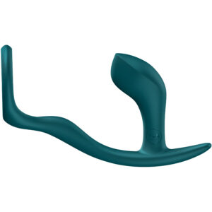 Fun Factory-Bootie Ring Anello fallico con Plug anale, Verde Bottiglia · Giocattoli anali (imaginea 3)