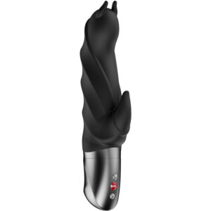 Fun Factory-Darling Devil Rabbit Vibrator Nero-Silicone, 3 velocità