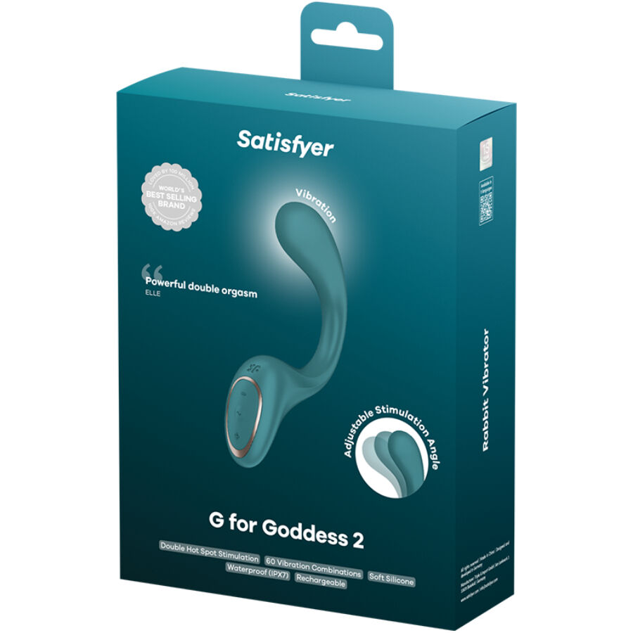 Satisfyer Vibrator-G for Goddess 2 Rabbit-Verde · Vibratori (immagine 3)