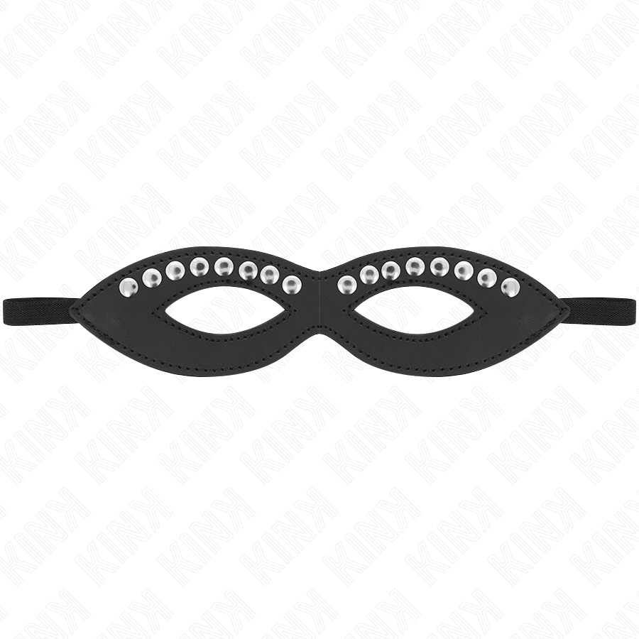 Kink Masked Allure-Maschera per gli occhi con rivetti Mini Model 1 20,5 cm 2 Kink Masked Allure-Maschera per gli occhi con rivetti Mini Model 1 20,5 cm · Bondage & Manette (imaginea 2)