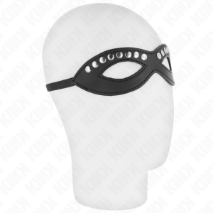 Kink Masked Allure-Maschera per gli occhi con rivetti Mini Model 1 20,5 cm 7 Kink Masked Allure-Maschera per gli occhi con rivetti Mini Model 1 20,5 cm · Bondage & Manette (imaginea 3)