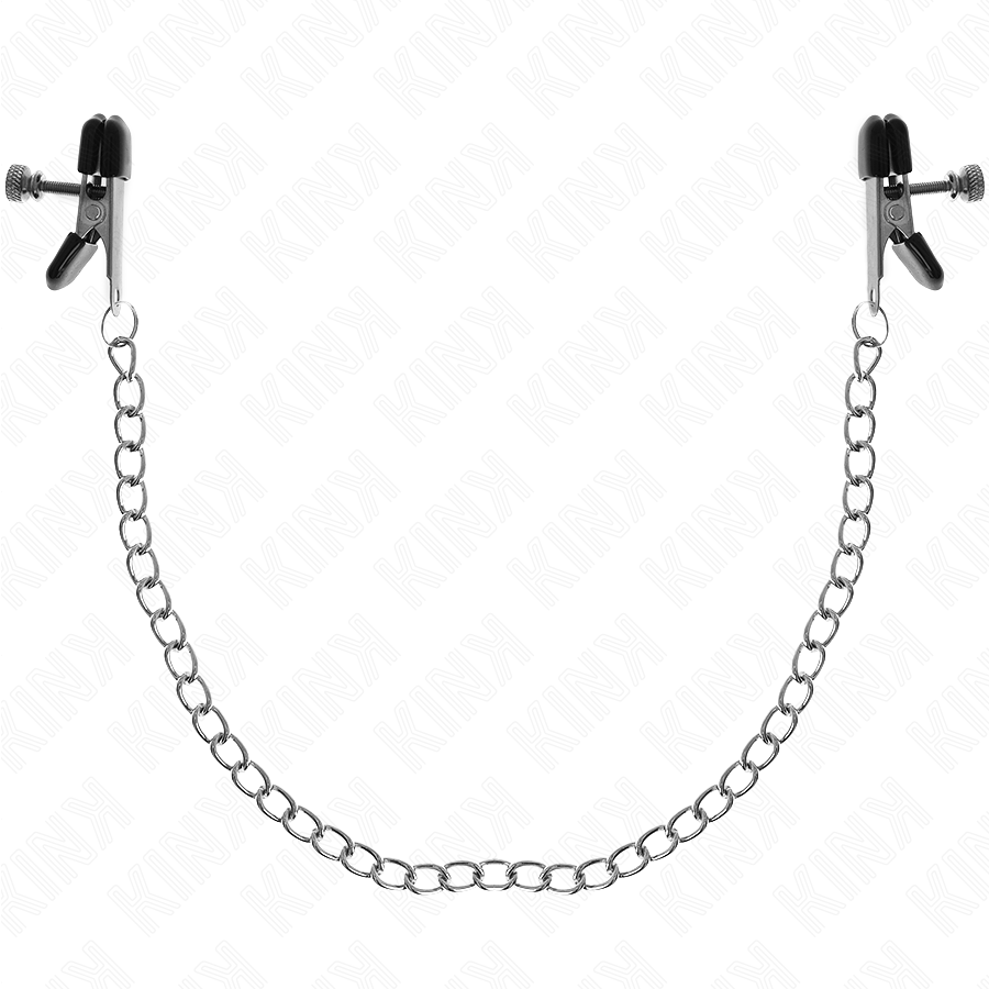 Kink Nipple Grip-Morsetti per capezzoli a catena piatta Argento 34 2 Kink Nipple Grip-Morsetti per capezzoli a catena piatta Argento 34 · Accessori BDSM (imaginea 2)