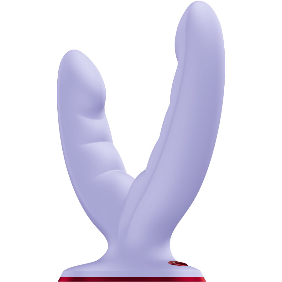 Fun Factory-Ryde Doppio Dildo Viola-Silicone, Impermeabile, Ventosa 2 Fun Factory-Ryde Doppio Dildo Viola-Silicone, Impermeabile, Ventosa · Dildo & Stimolatori (imaginea 2)